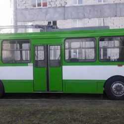 Новий тролейбус на вулицях Тернополя