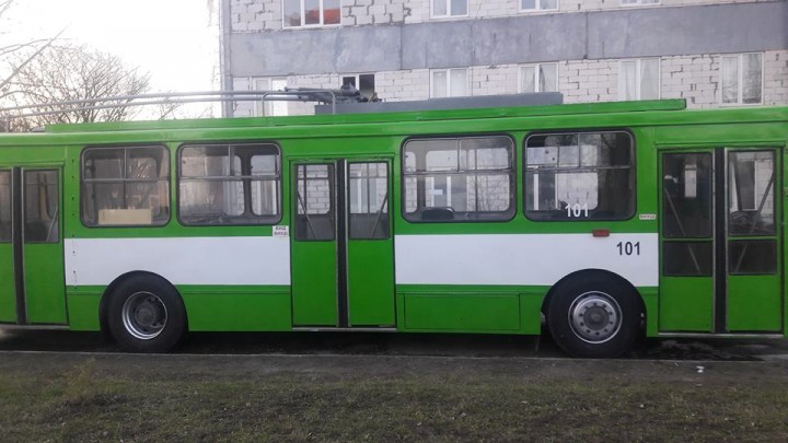 Новий тролейбус на вулицях Тернополя