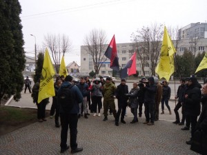 Пікет проти Віктора Медведчука у Тернополі