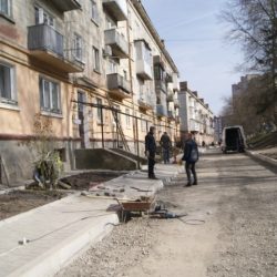 Ремонт на вулиці Миру