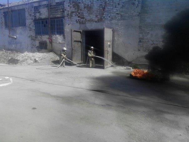 В Копичинській виправній колонії проведено пожежно-тактичні навчання