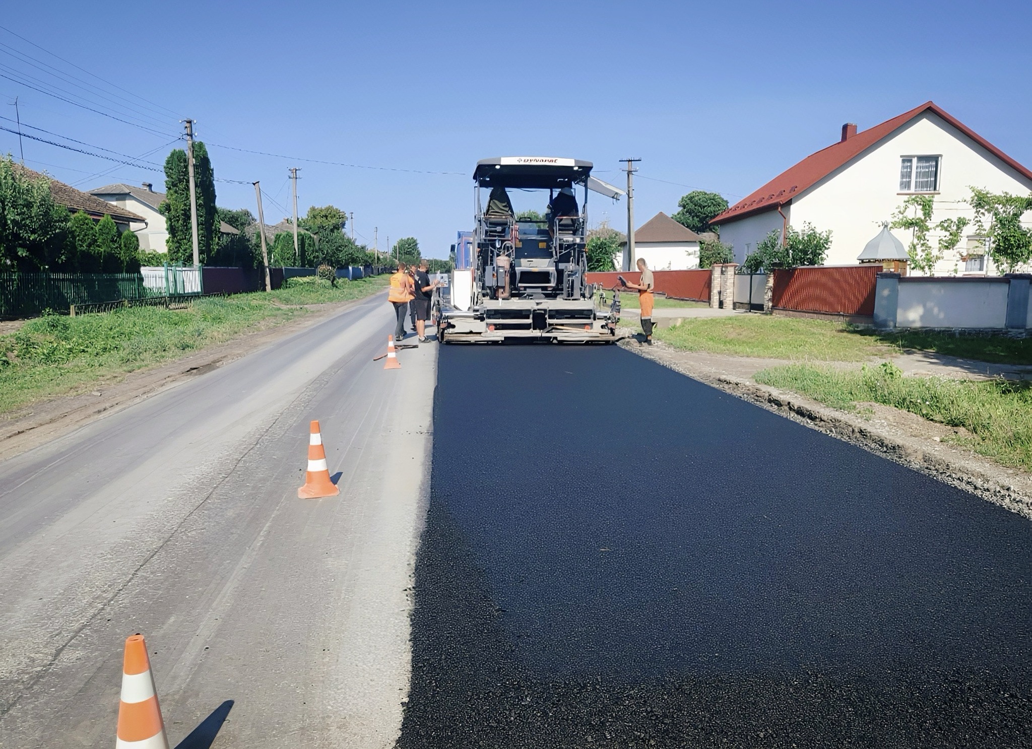 Damaged infrastructure being rebuilt in Ukraine